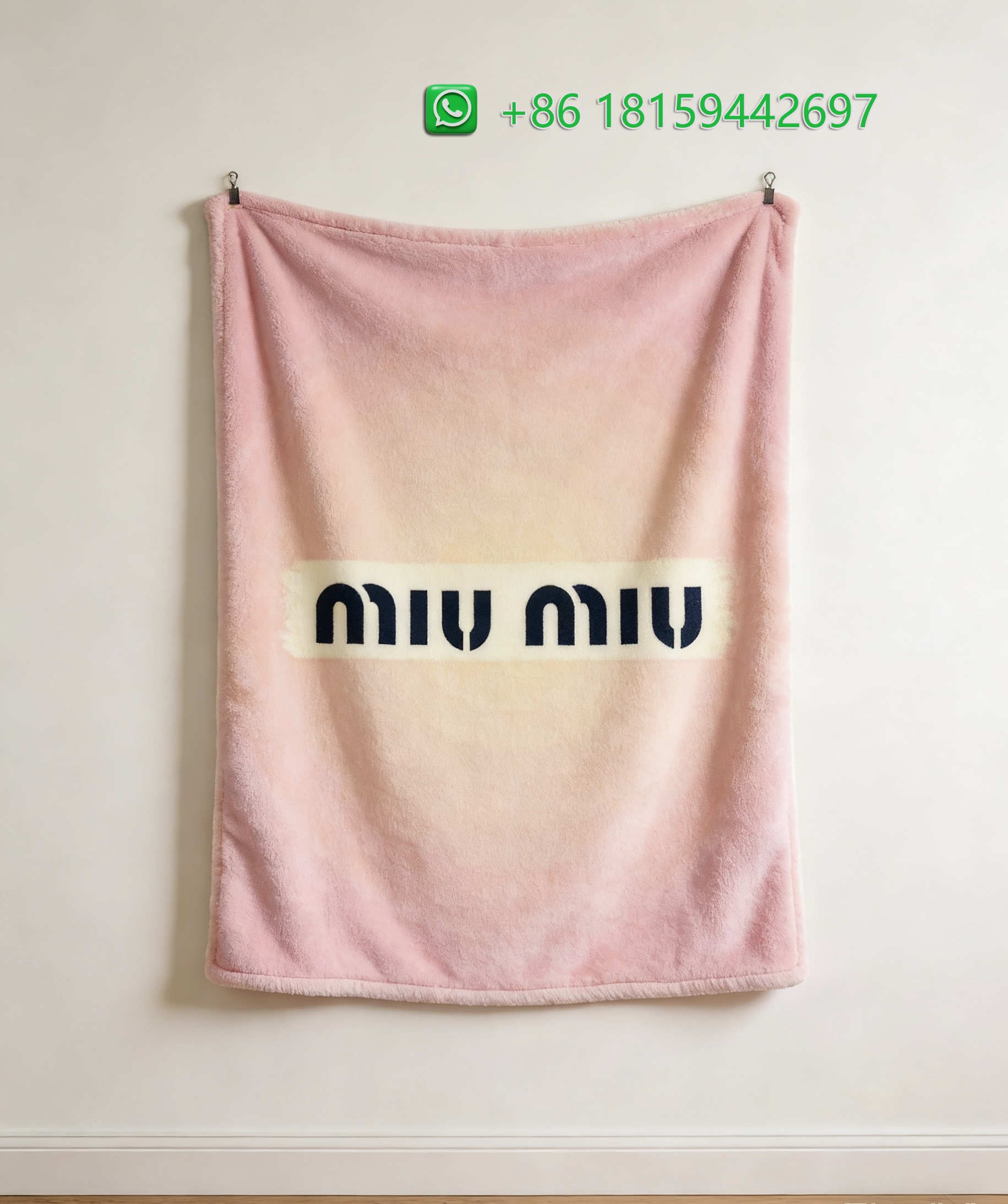 Miumiu Throw Blankets